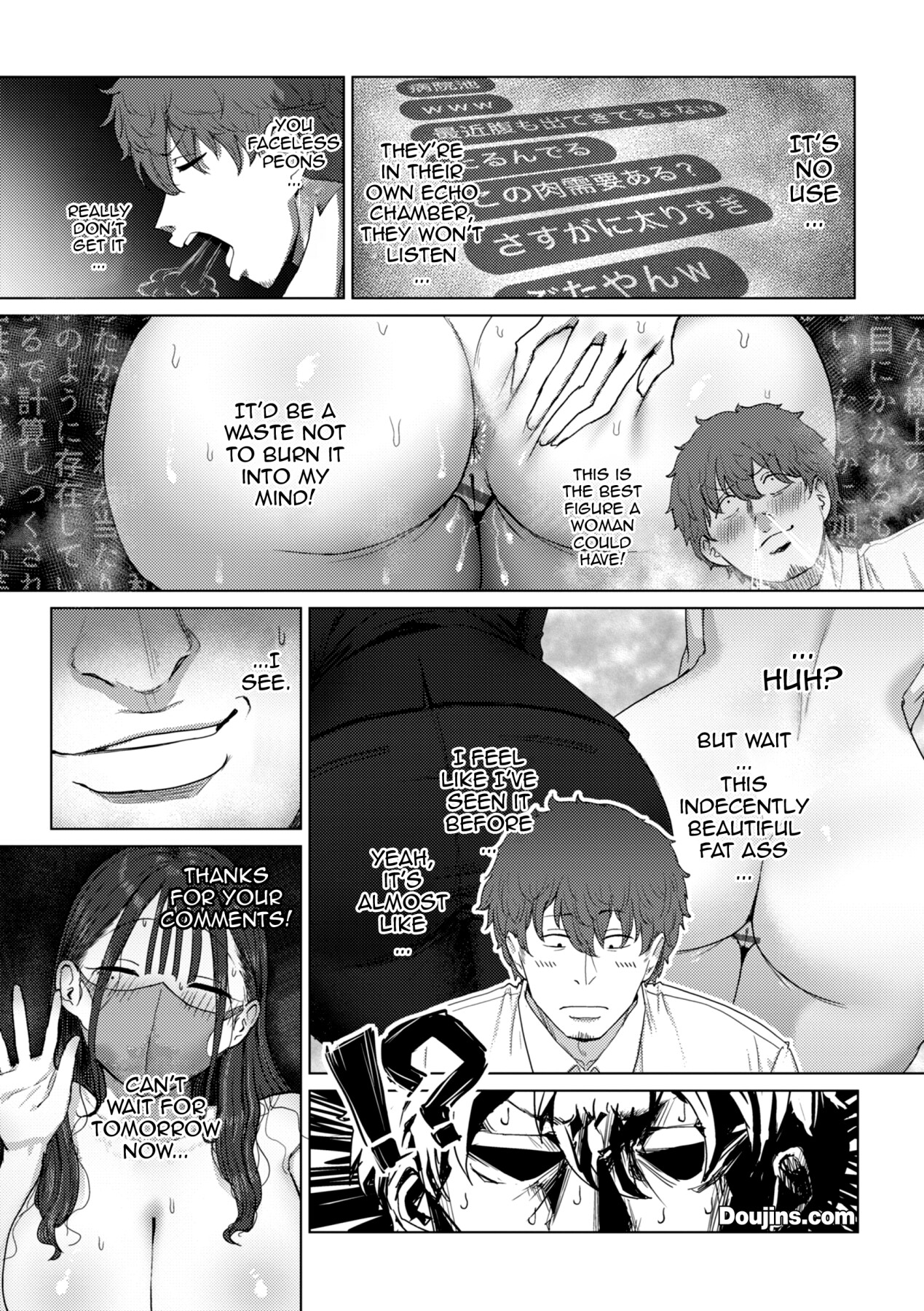 Hentai Manga Comic-I, A Guy Who Tells Women Apart By Their Asses, Got Blackmail On My Superior At Work-Read-7